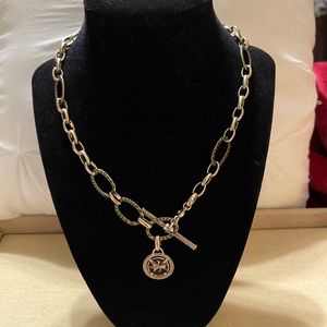 Vintage Monet toggle necklace with a medallion